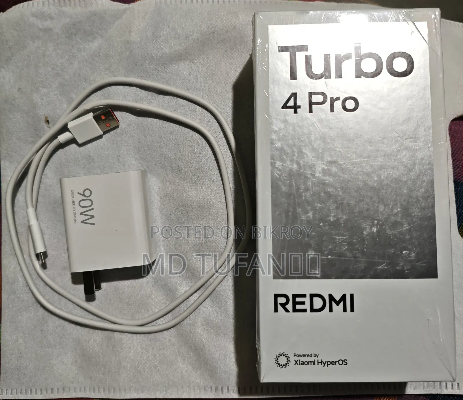New Xiaomi Redmi Turbo 4 Pro 256 GB White