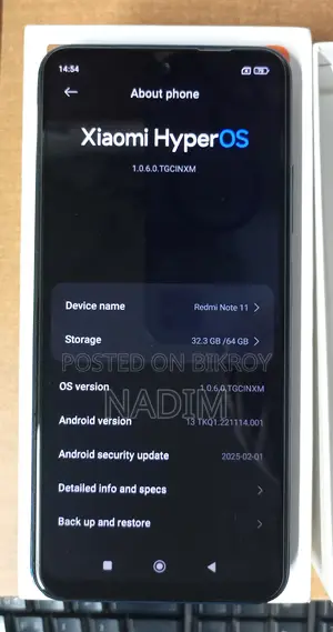 Xiaomi Redmi Note 11 64 GB Blue