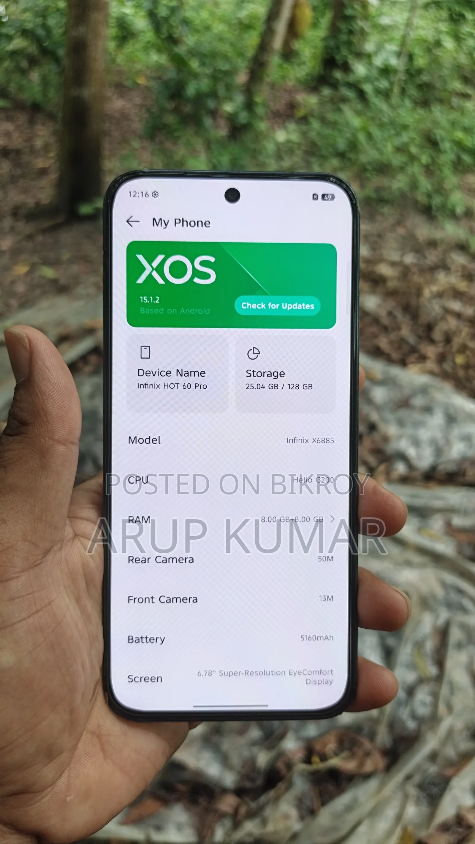 Infinix Hot 60 Pro 128 GB Black