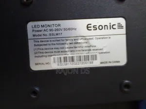 Esonic 17" LED Monitor (Model: ESLM17)