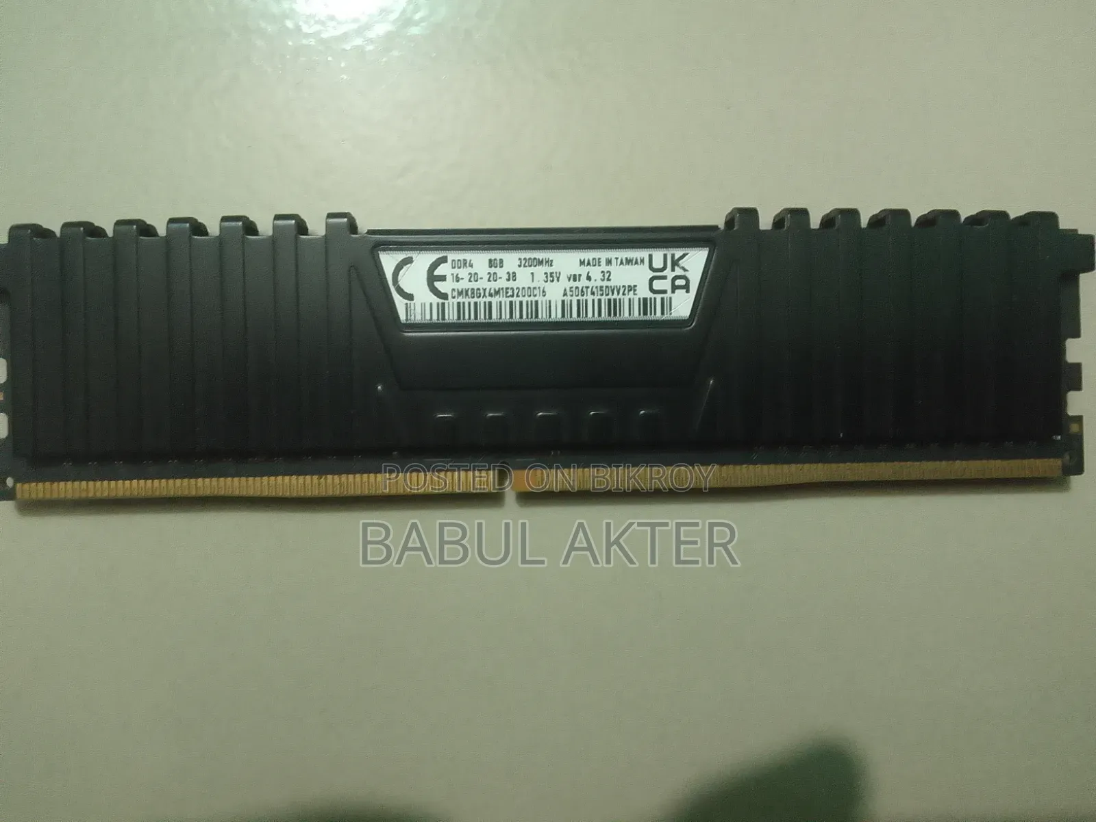 Corsair Vengeance LPX 8GB DDR4 3200MHz RAM (Lifetime Warranty)