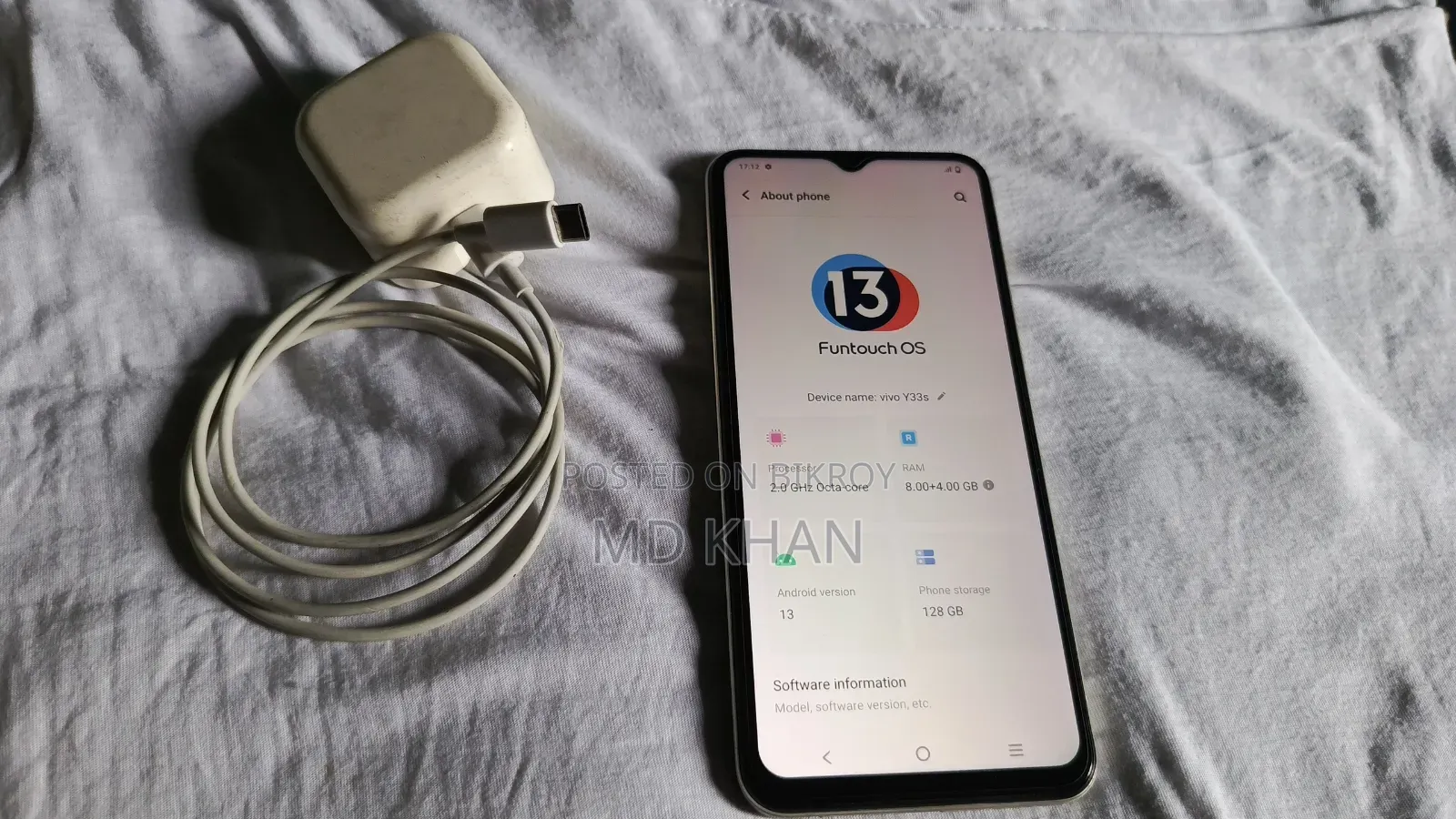 Vivo Y33s 128 GB Rose Gold