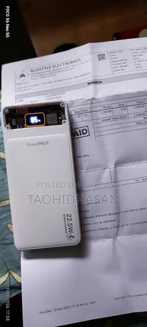 Frontech T1 10000mah Mini 22.5w Fast Charging Power Bank