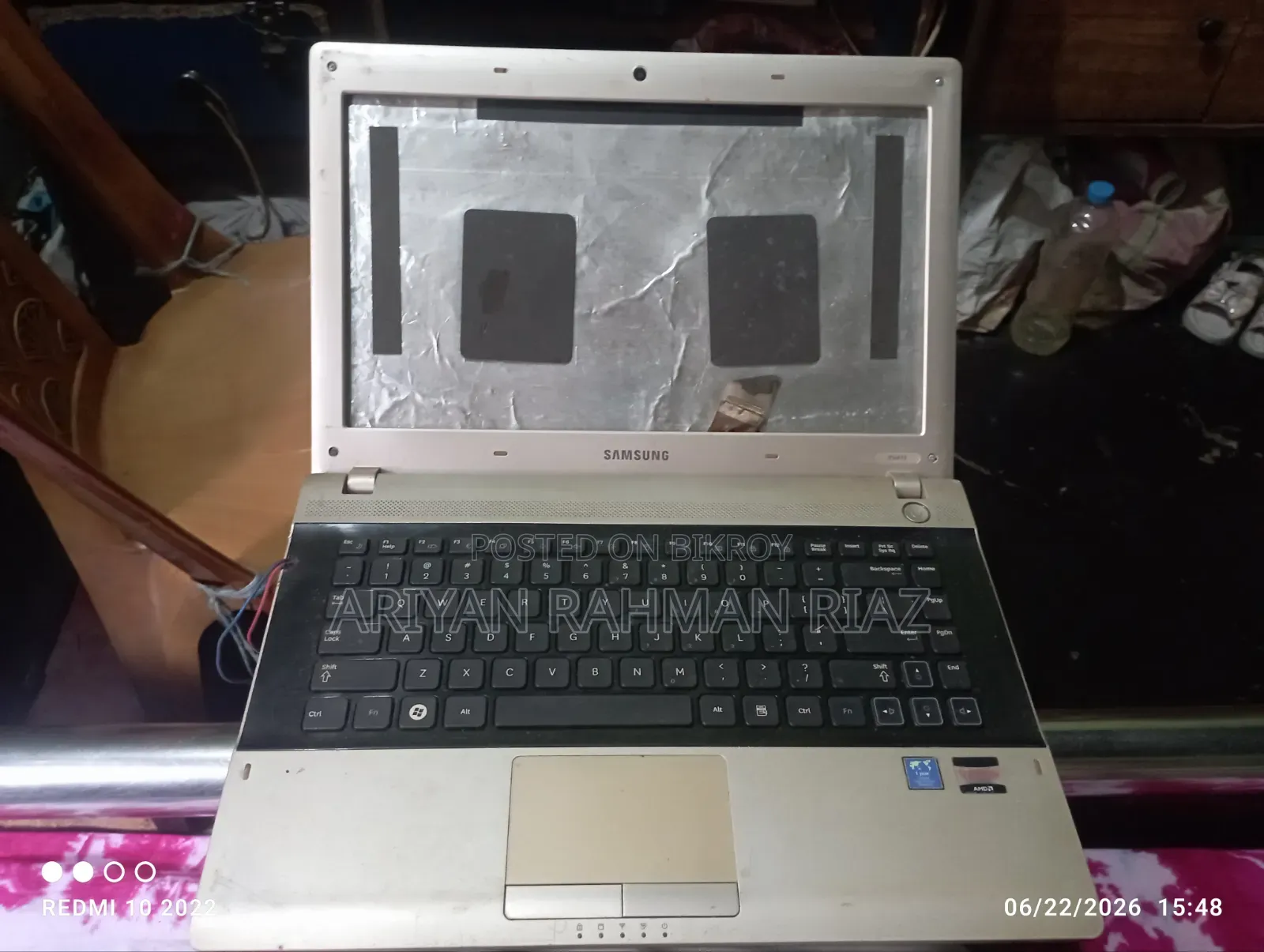 Laptop Samsung 2GB AMD HDD 320GB