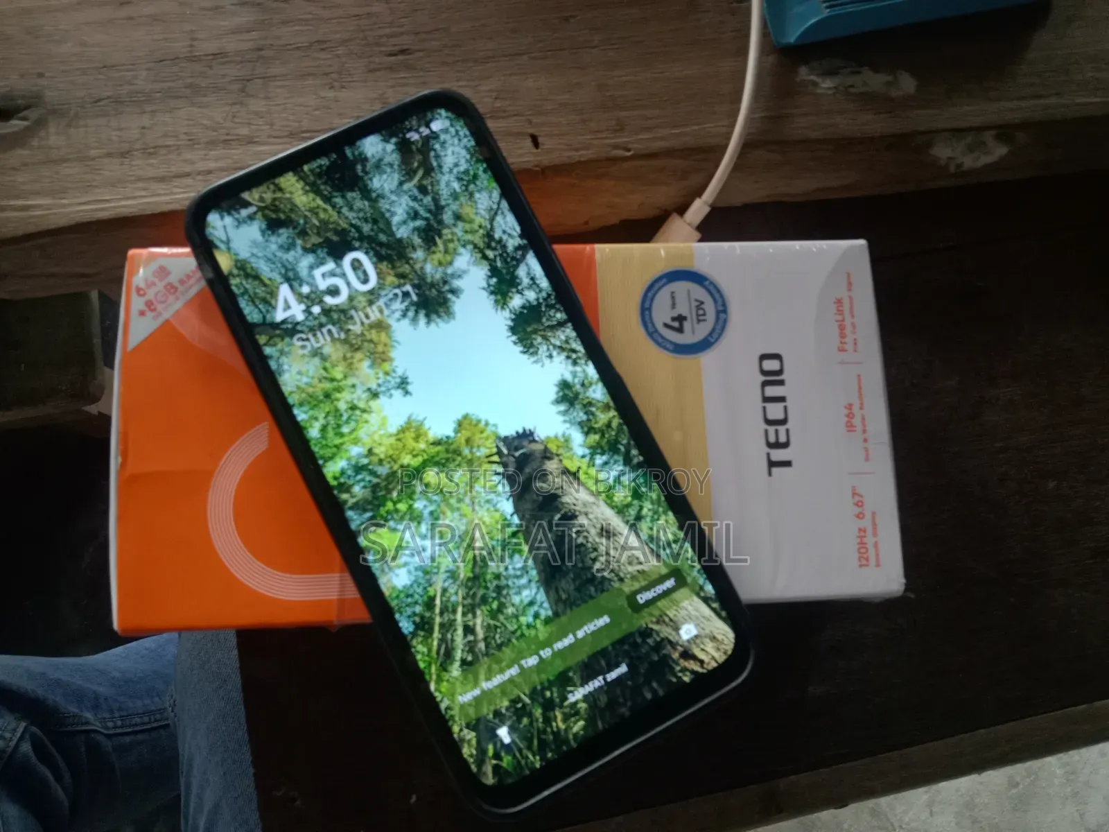 Tecno Spark Go 64 GB Silver