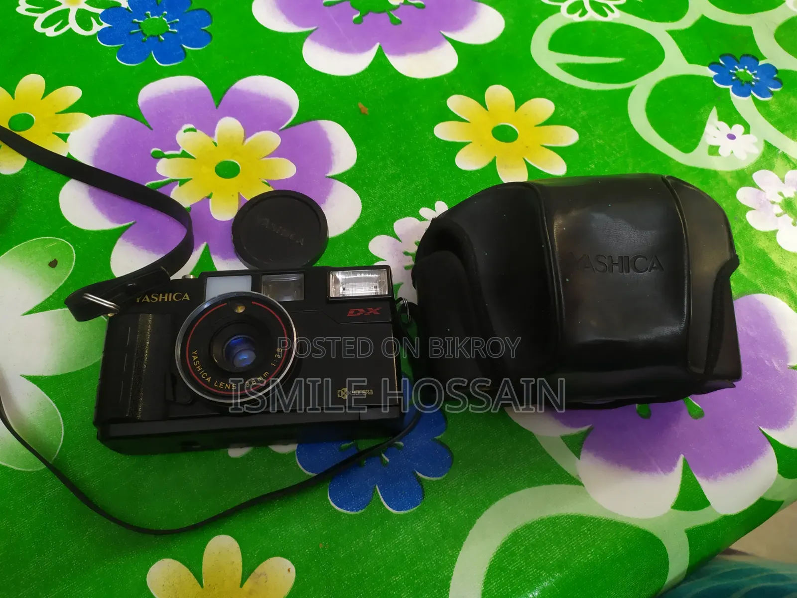 Yashica Dx Vintage 38mm Film Camera With Original Case