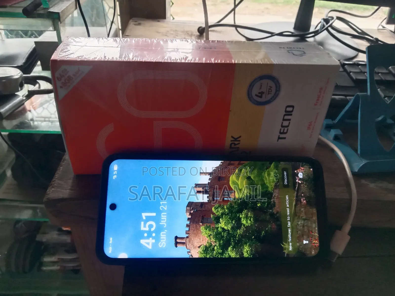 Tecno Spark Go 64 GB Silver
