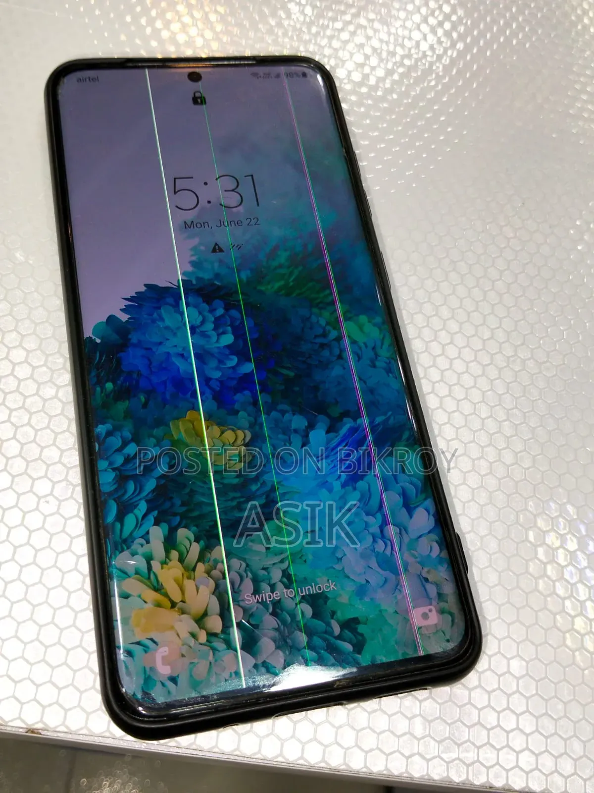 Samsung Galaxy S20 5G Uw 128 GB Silver