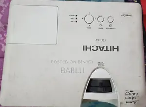 Hitachi Projector and Portable Screen With Stand