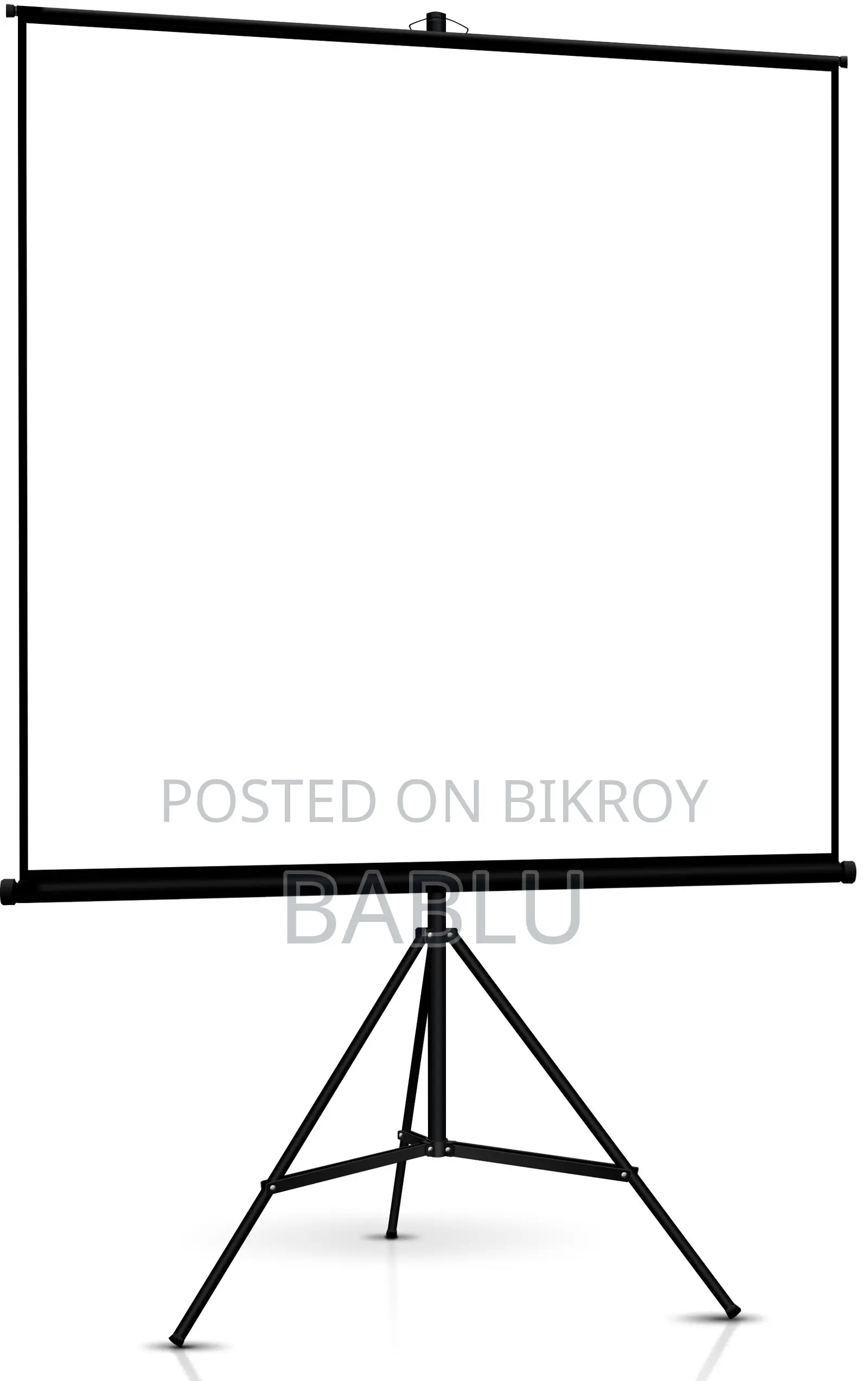 Hitachi Projector and Portable Screen With Stand