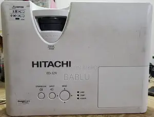 Hitachi Projector and Portable Screen With Stand