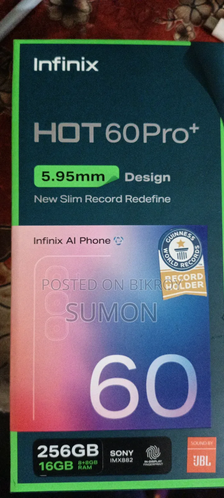Infinix Hot 60 Pro+ 256 GB White