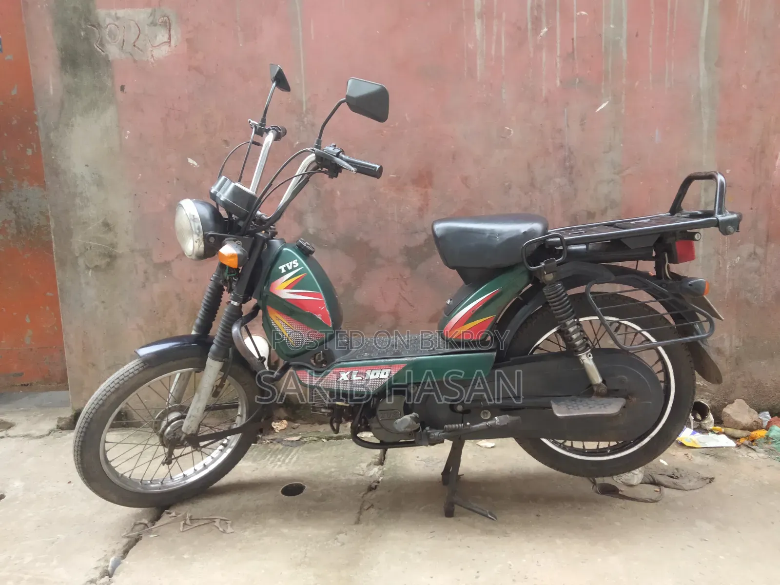 TVS XL 100 2021 Green