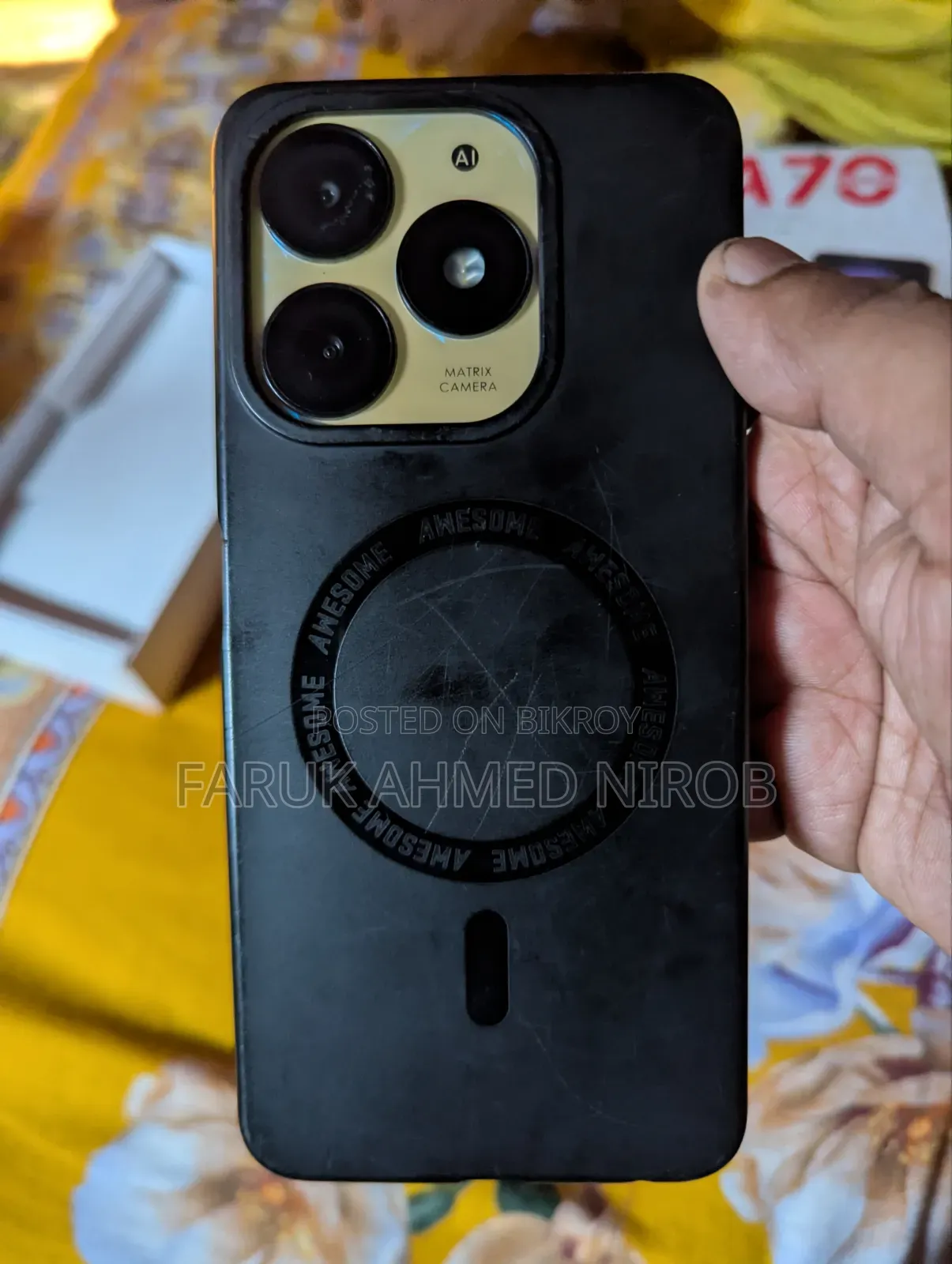 Itel A70 128 GB Yellow