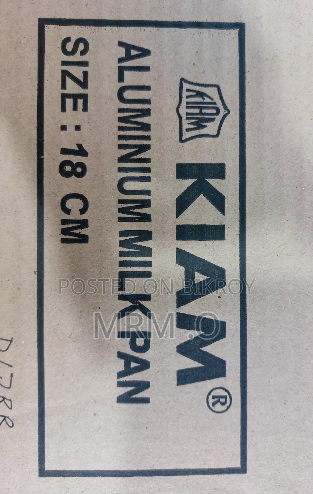 Kiam Classic Pure Aluminium Milk Pan (18 Cm)