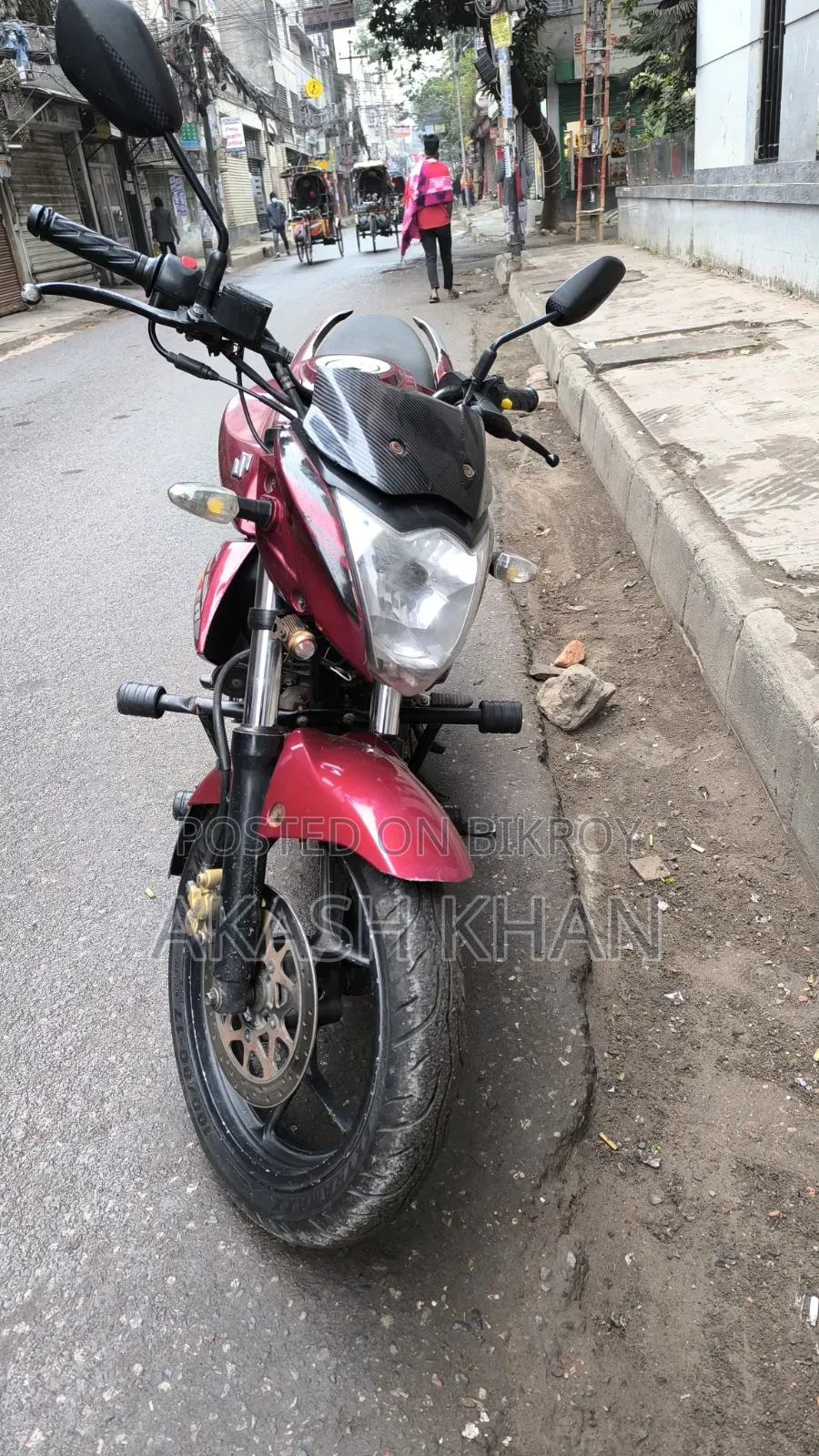 New Suzuki Gixxer Monotone 2015 Red