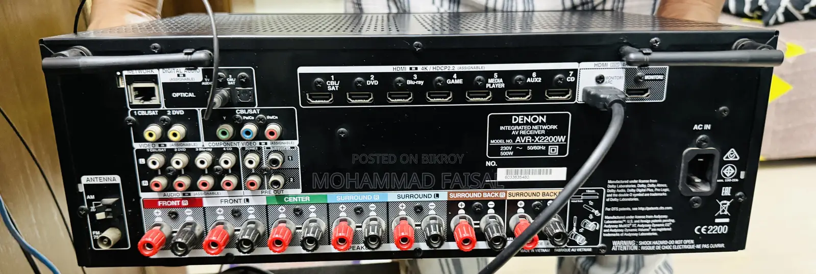 7.1 Speaker With Denon AV Receiver