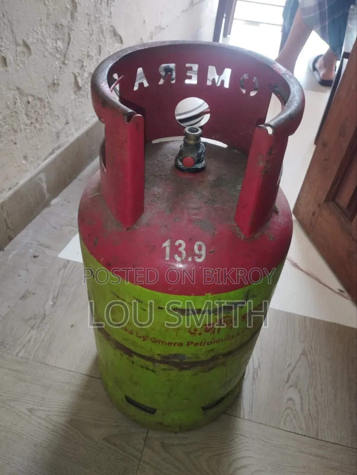 Sale of gas cylinder gas