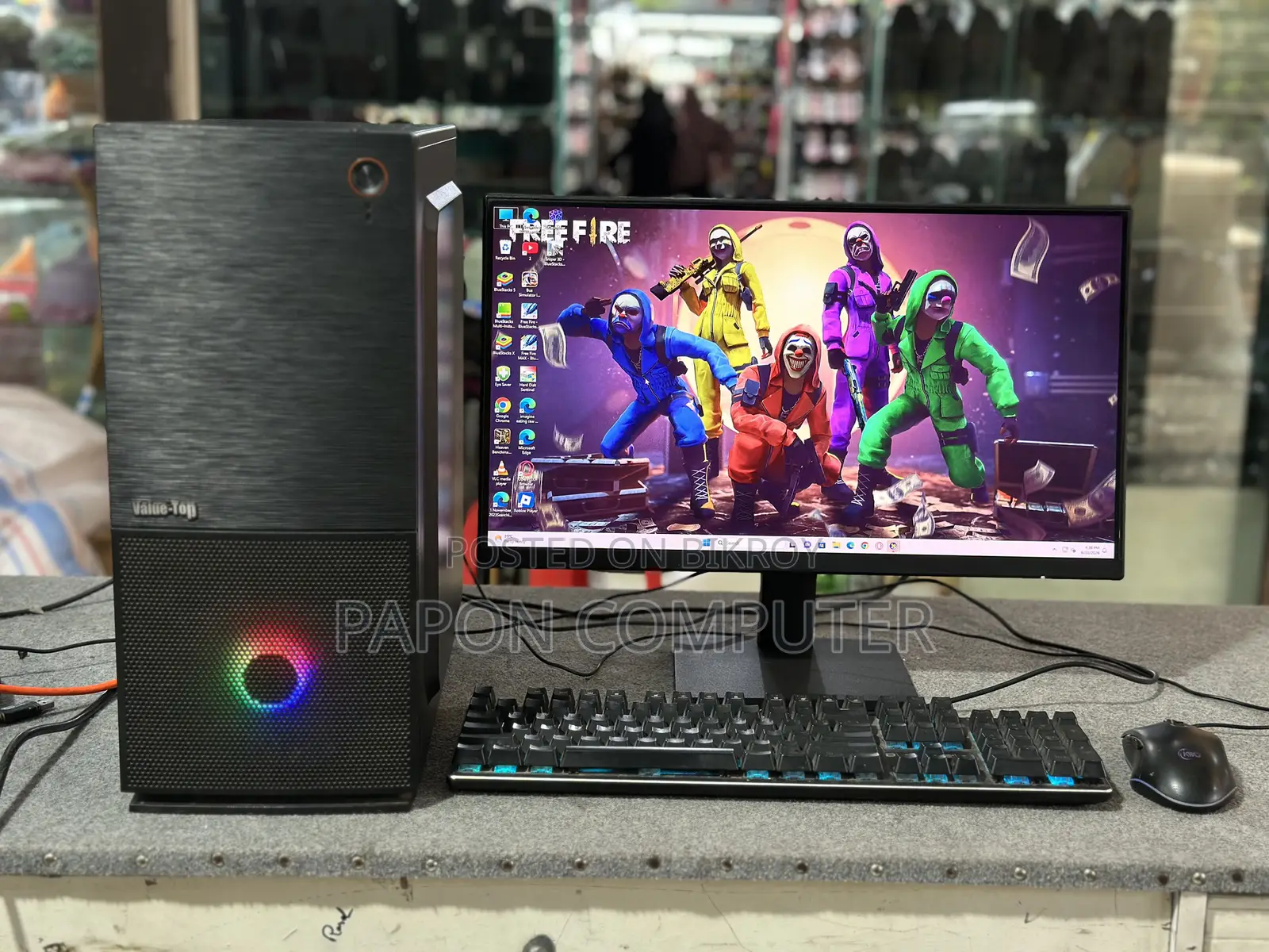Desktop Computer 8GB AMD Ryzen 5 HDD+SSD 1TB