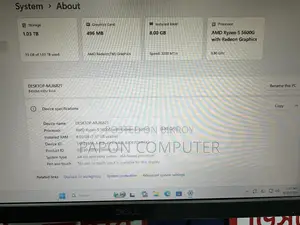 Desktop Computer 8GB AMD Ryzen 5 HDD+SSD 1TB