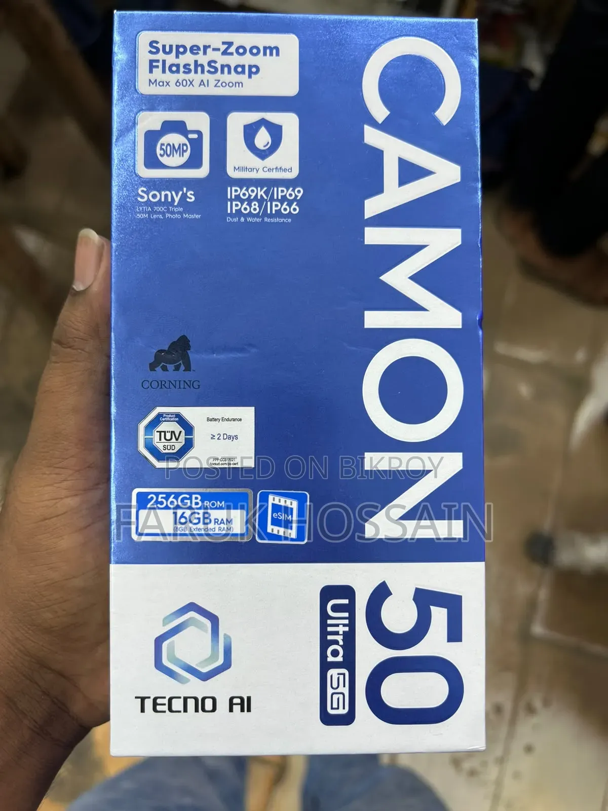 Tecno Camon 50 Ultra 256 GB Green