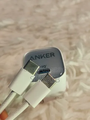 Anker Zolo 30w Adapter With 15 Pro Max Original Cable