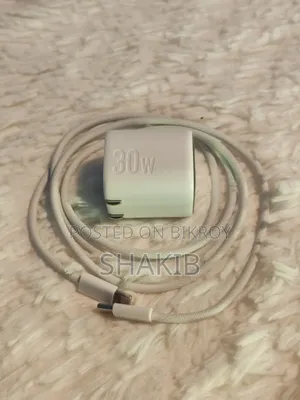Anker Zolo 30w Adapter With 15 Pro Max Original Cable