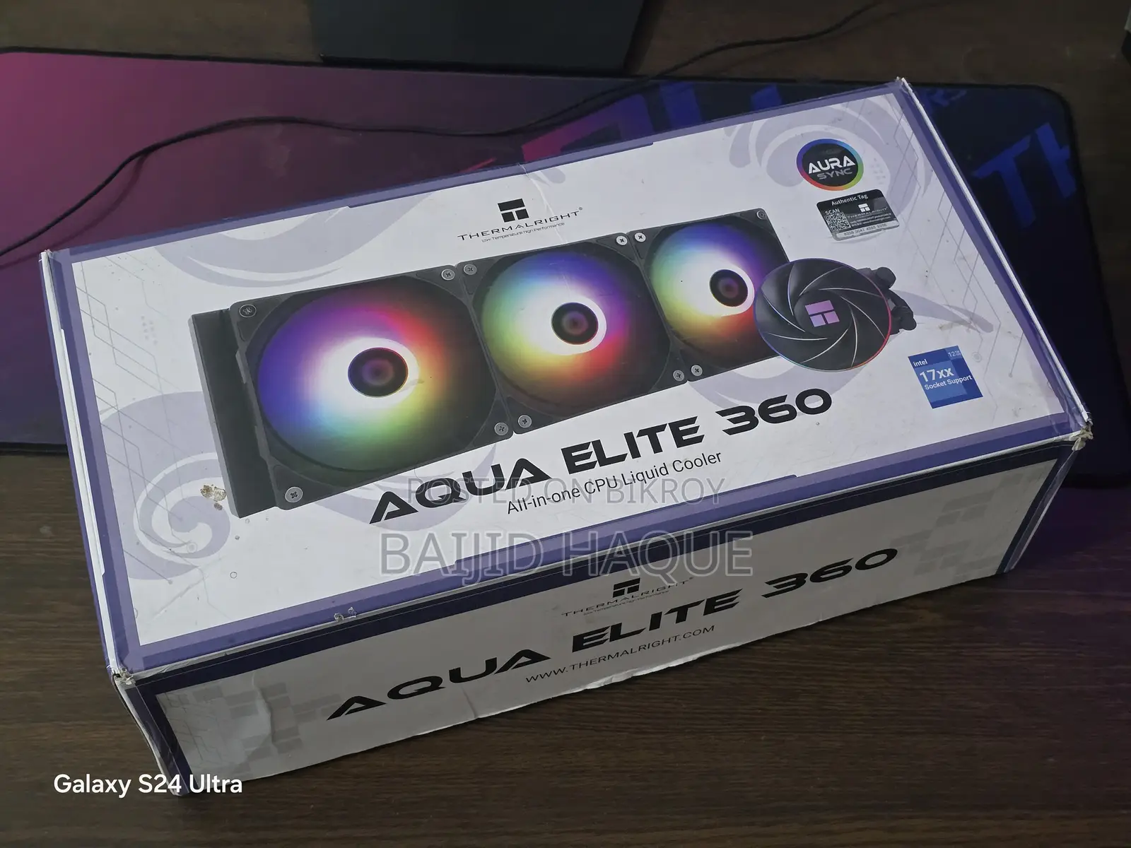 Thermalright Aqua Elite 360 Black ARGB CPU Cooler