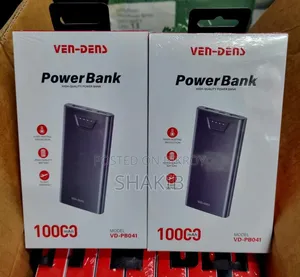 Ven-Dens 10000mAh High-Quality Power Bank (VD-PB041) - Brand New