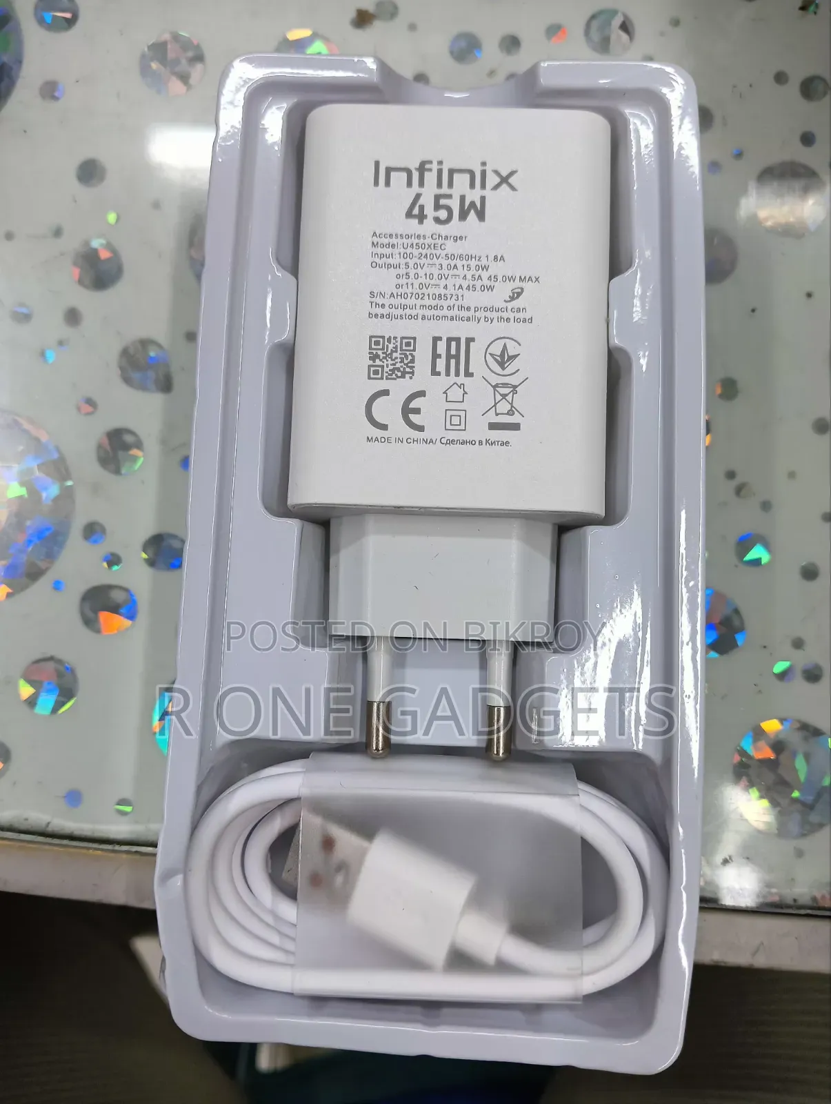 ইনফিনিক্স ৪৫ ওয়াট অরিজিনাল চার্জার