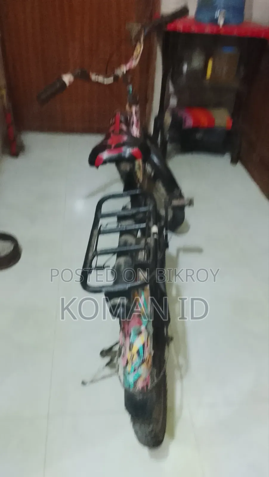 A bicycle will be sold.