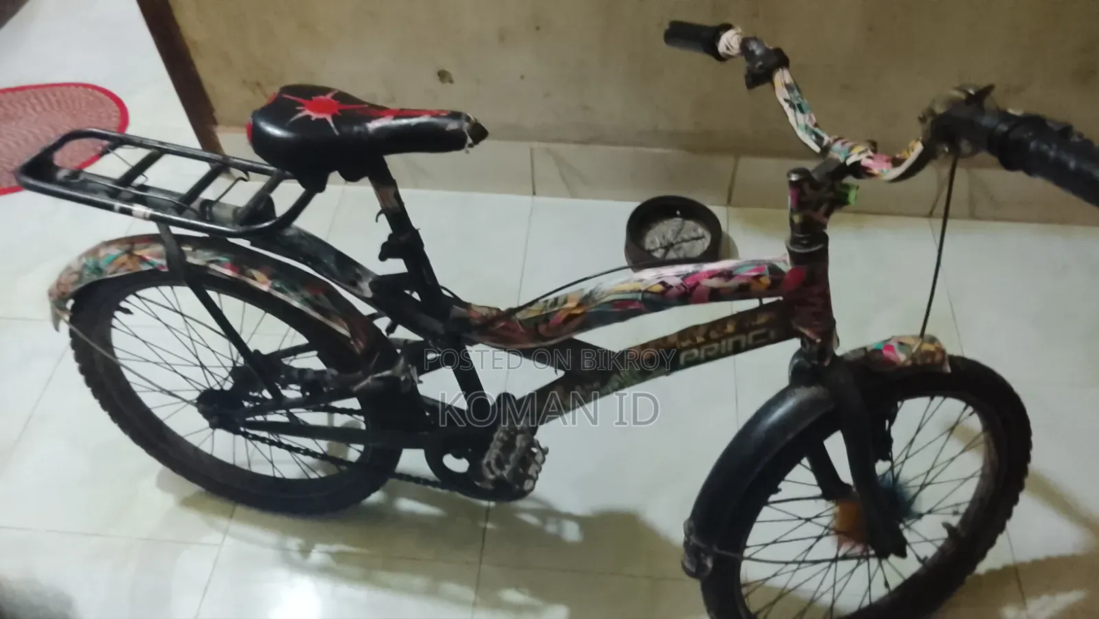 A bicycle will be sold.