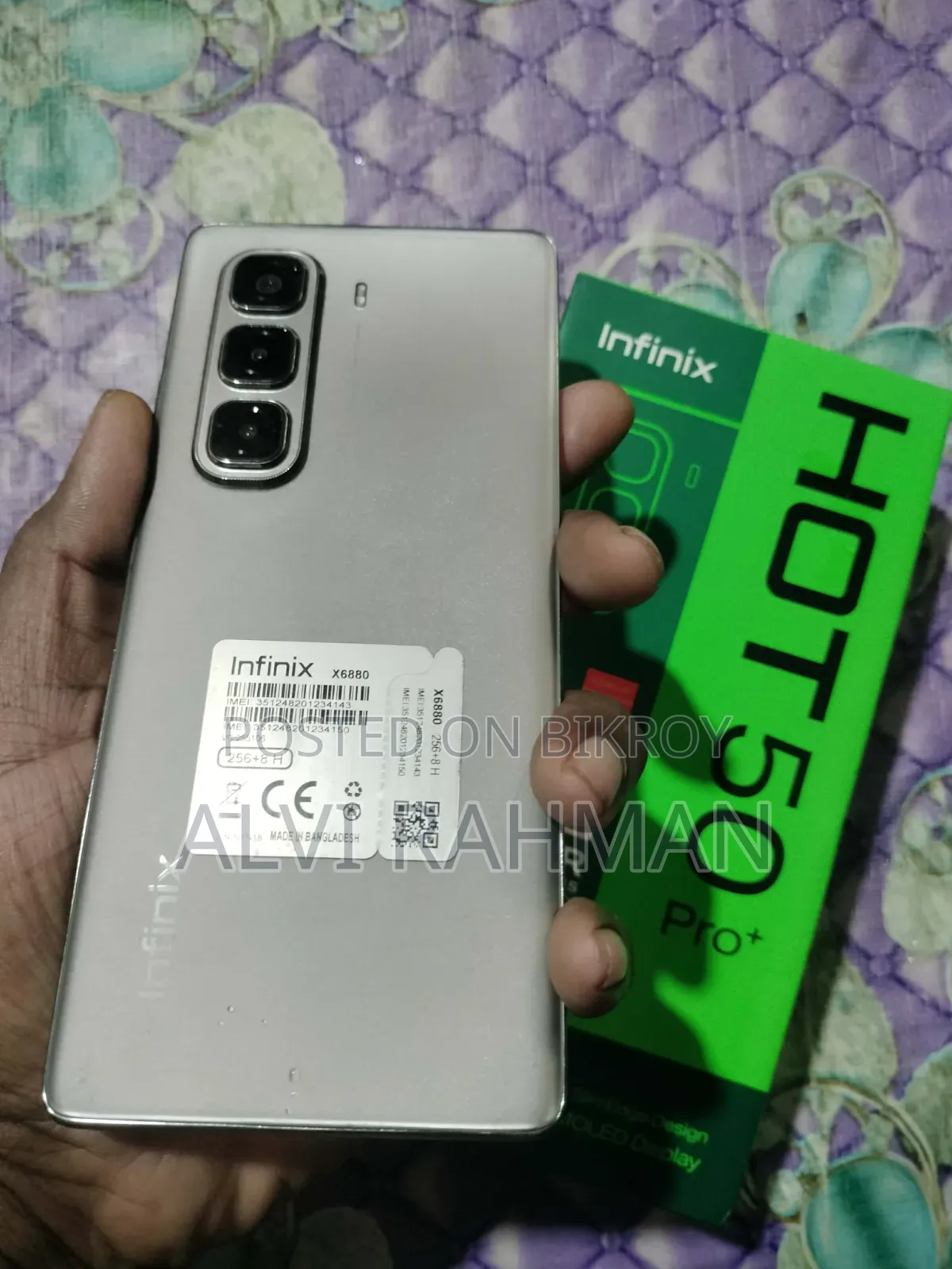 New Infinix Hot 60 Pro+ 256 GB Gray