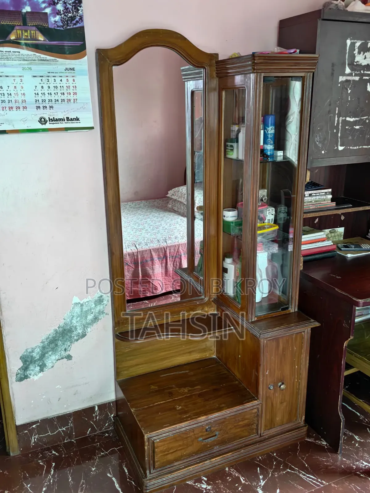 Original Teak Wood Dressing Table
