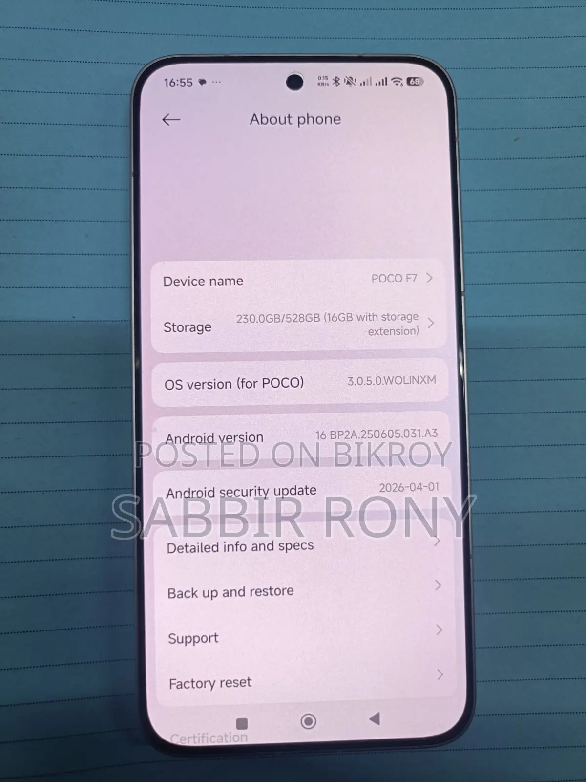 Xiaomi Poco F7 512 GB White