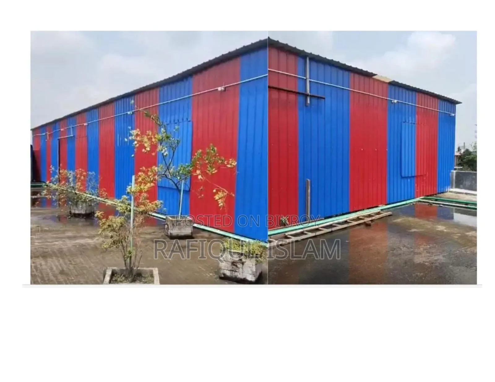 Print factory shed and machinery for sale