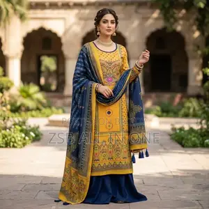 Gorgeous Aarong Boutique Karchupi Three-Piece