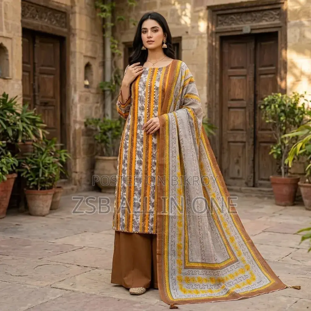 Gorgeous Aarong Boutique Karchupi Three-Piece
