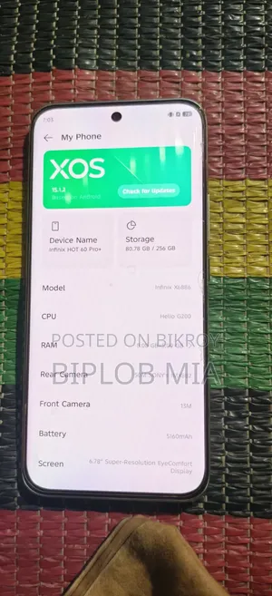 Infinix Hot 60 Pro+ 256 GB Silver