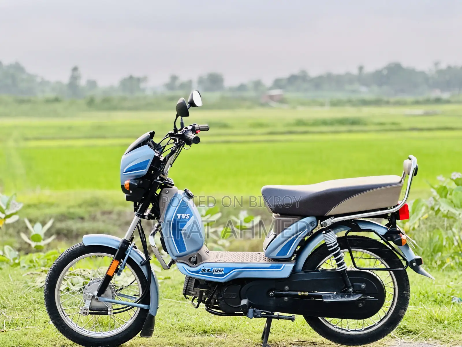 New TVS XL 100 Comfort 2023 Blue