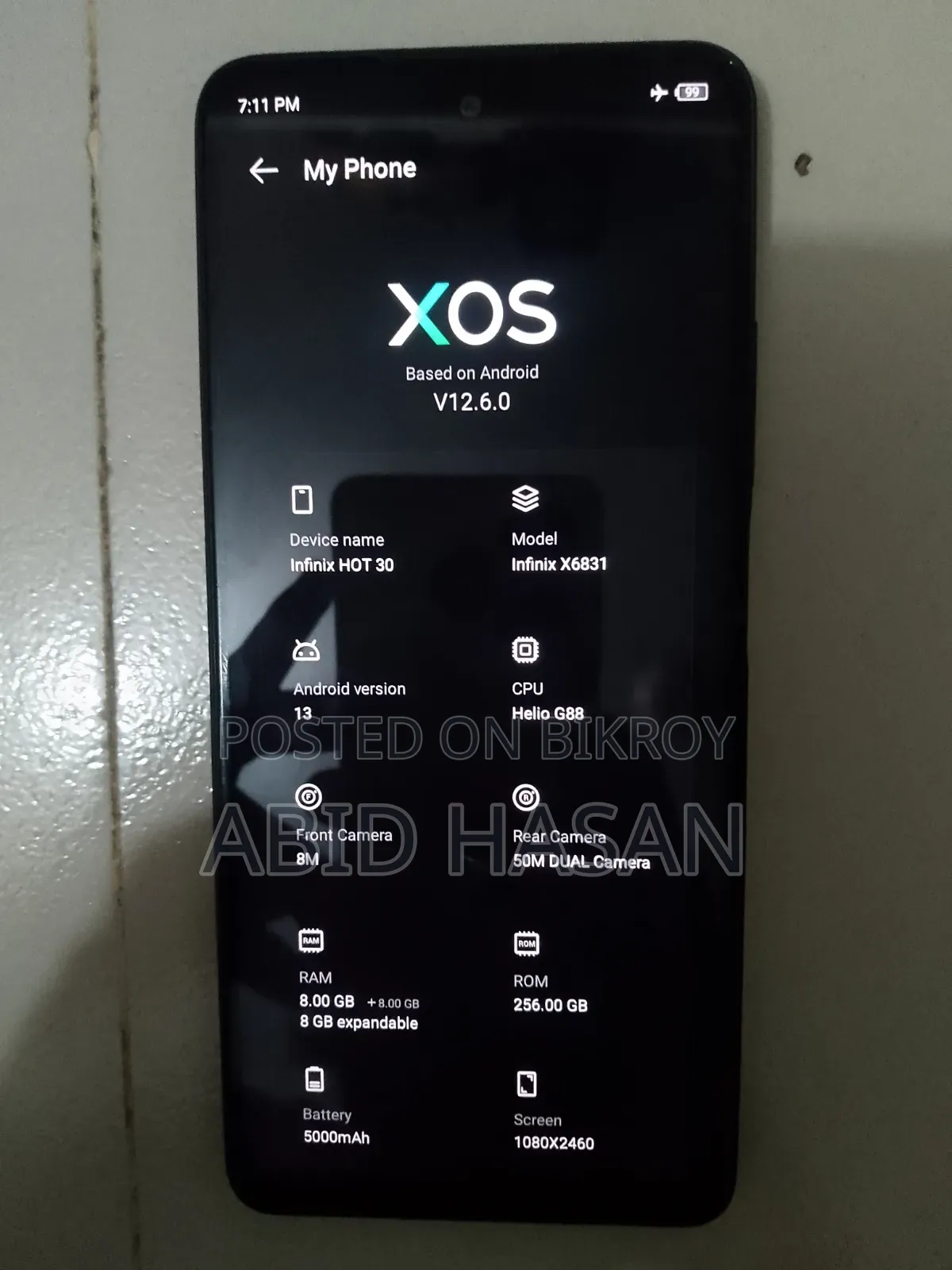 Infinix Hot 30 256 GB Purple