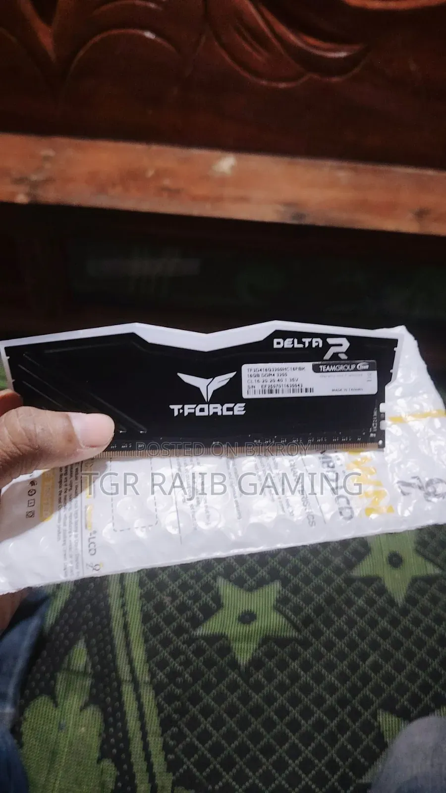 RGB T-Force 16GB DDR4 3200MHz