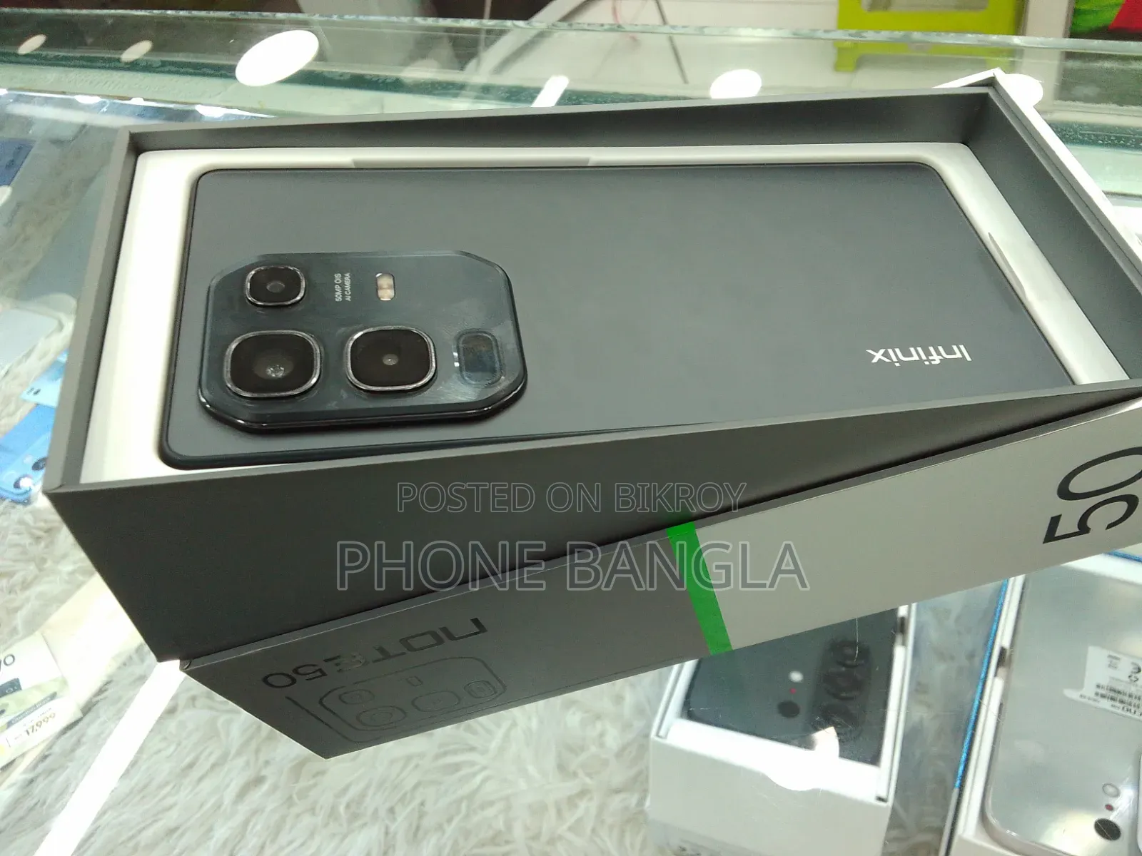 ইনফিনিক্স নোট ৫০ ৪জি ২৫৬ জিবি ব্ল্যাক