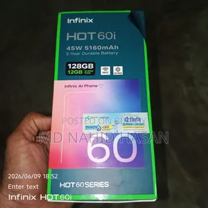 Infinix Hot 60i 128 GB Black