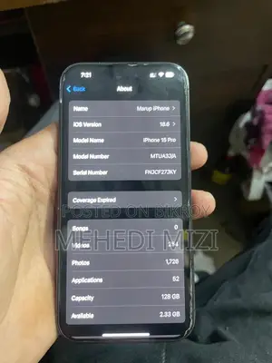 Apple iPhone 15 Pro 128 GB Blue