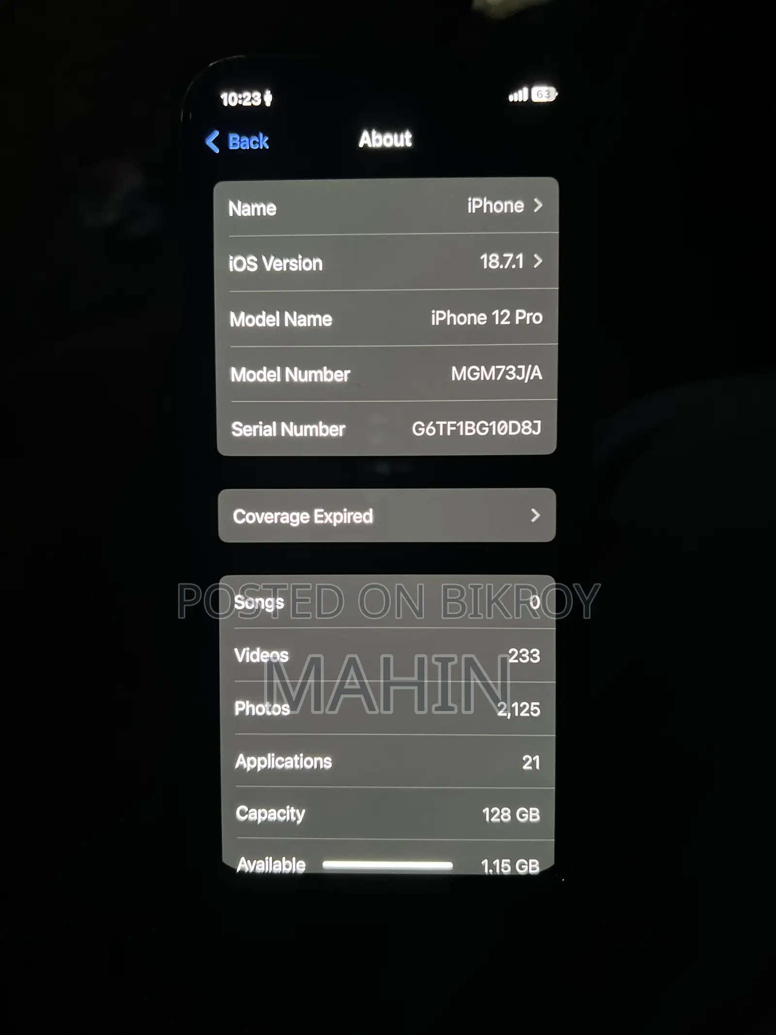 Apple iPhone 12 Pro 128 GB Gold