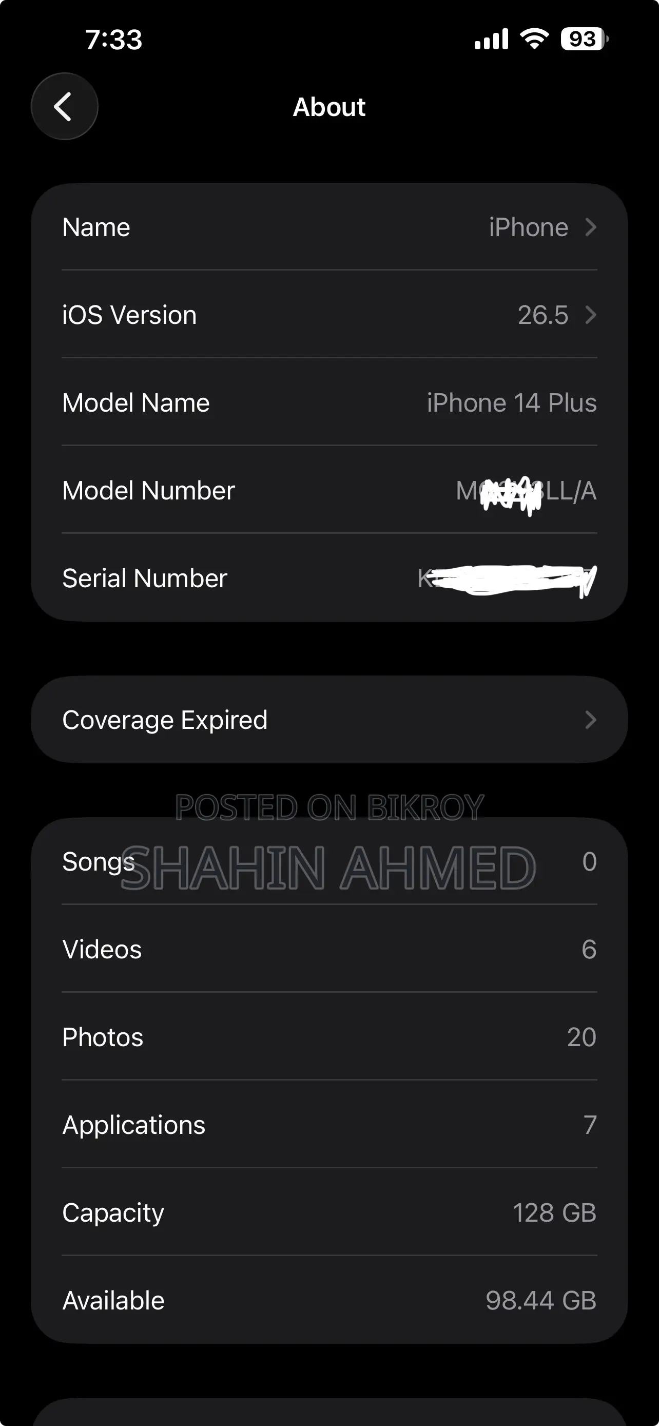 Apple iPhone 14 Plus 128 GB Red