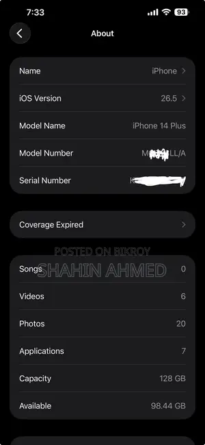 Apple iPhone 14 Plus 128 GB Red