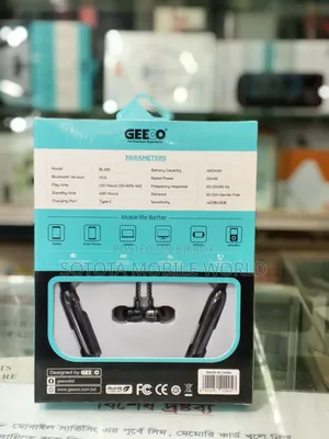 Geeoo BL-180 X-Bass Clear Sound Neckband