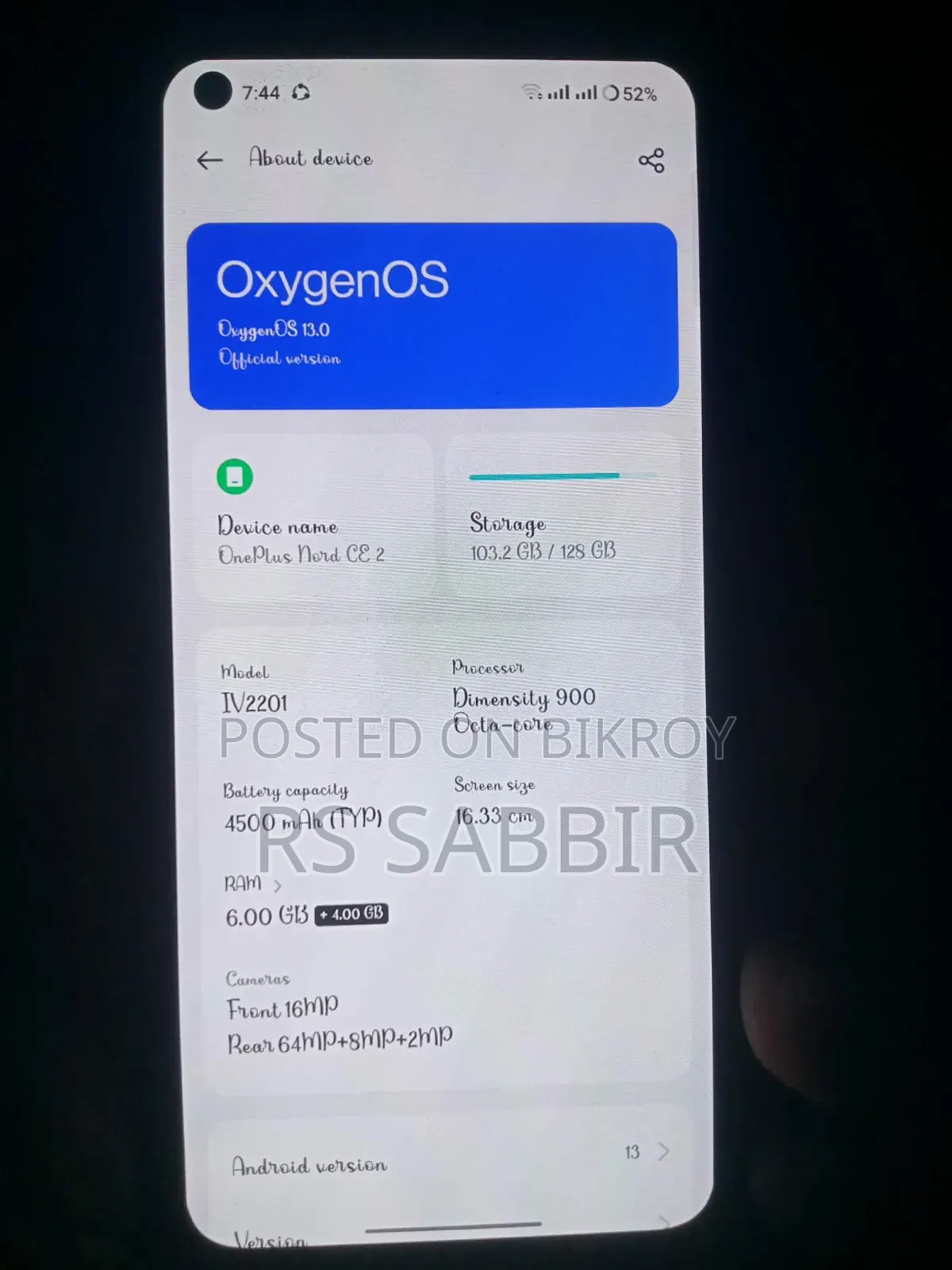 OnePlus Nord CE 2 5G 128 GB